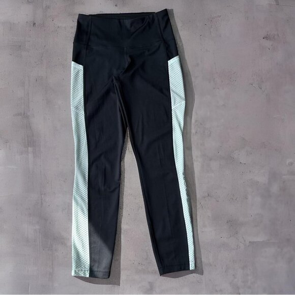 New Balance Black  Mint Mesh Side Pockets Legging - Picture 1 of 13